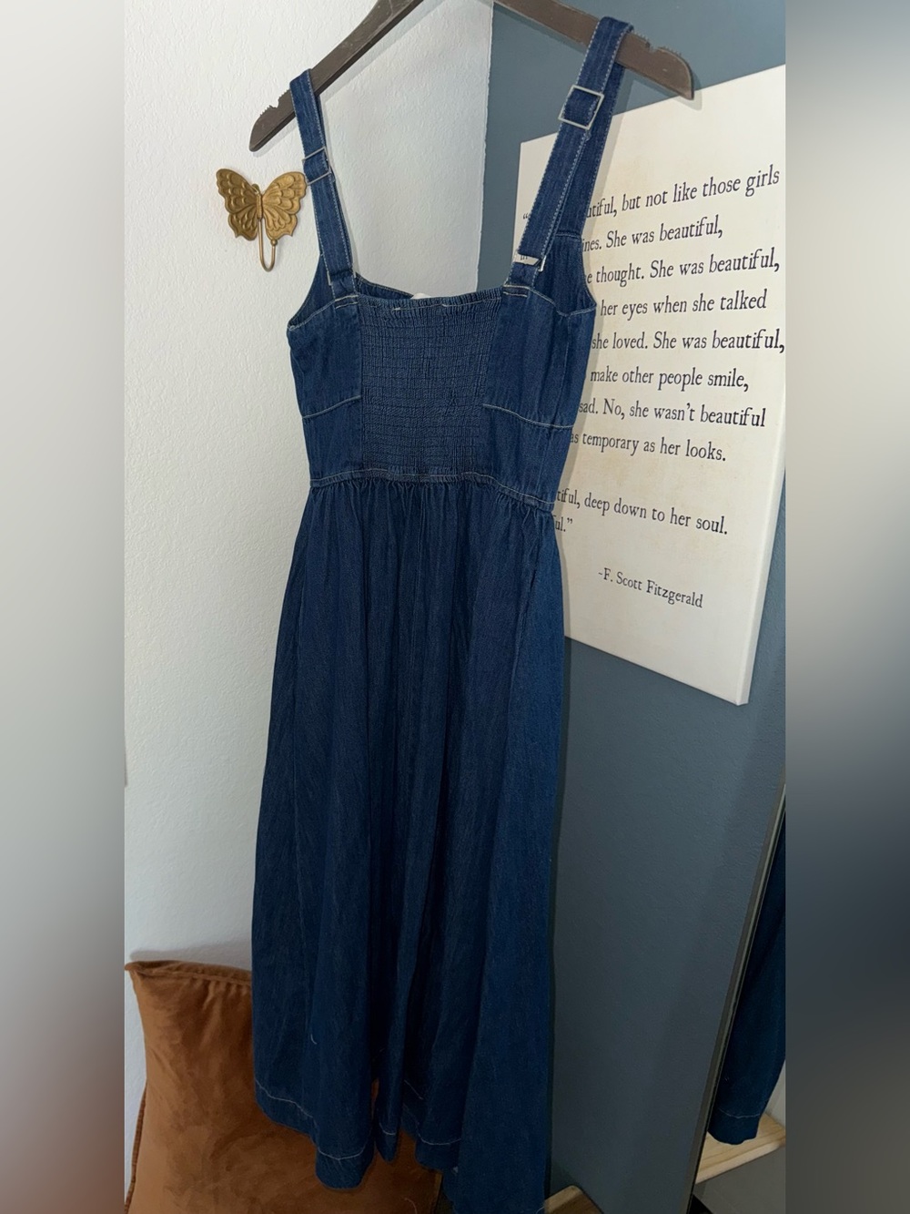 Altar’d State Maxi Denim Dress - Picture 7 of 14